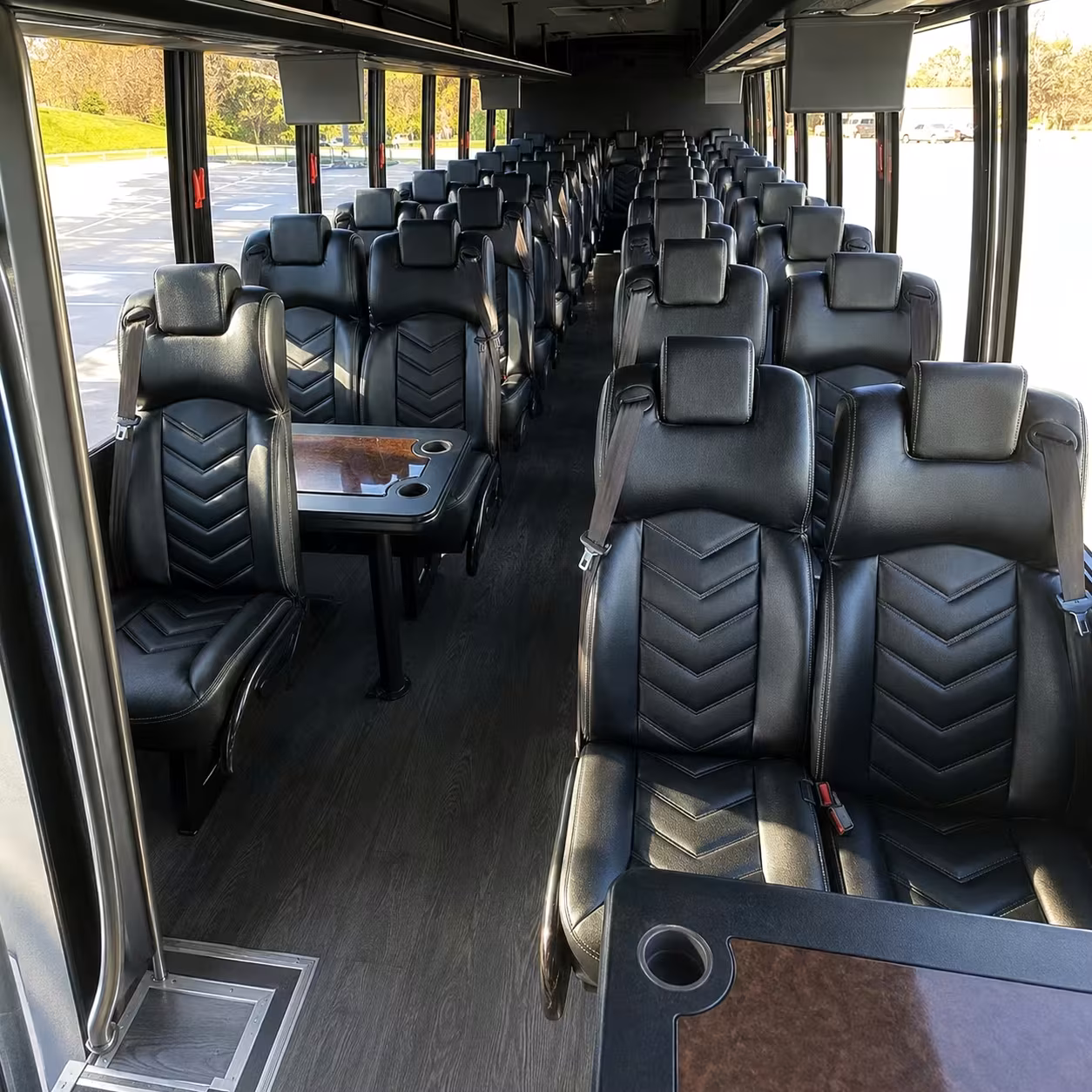 25 passenger minibus inside