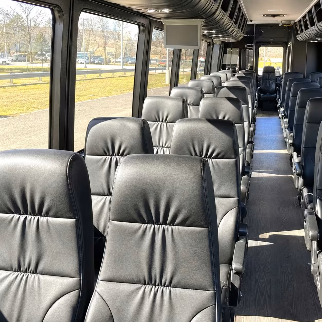 25 passenger minibus interior