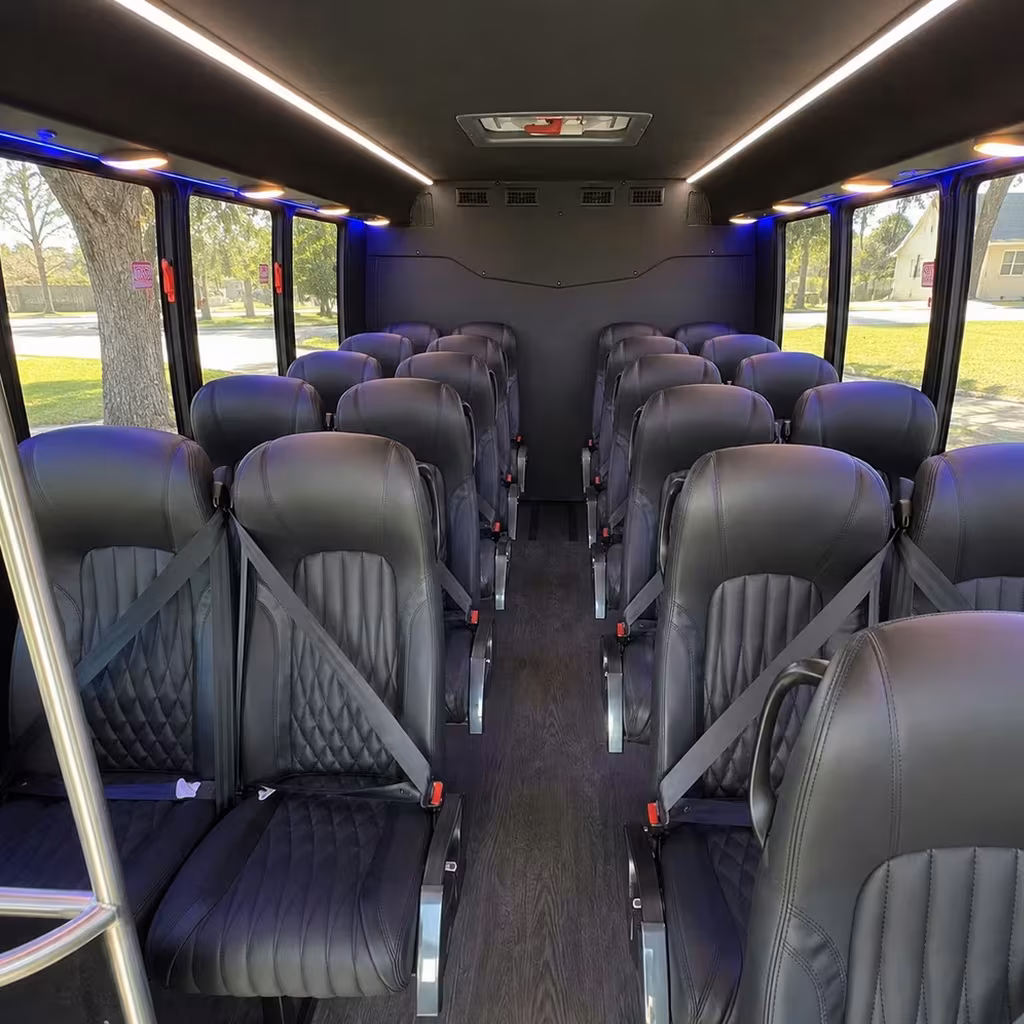 35 passenger minibus inside