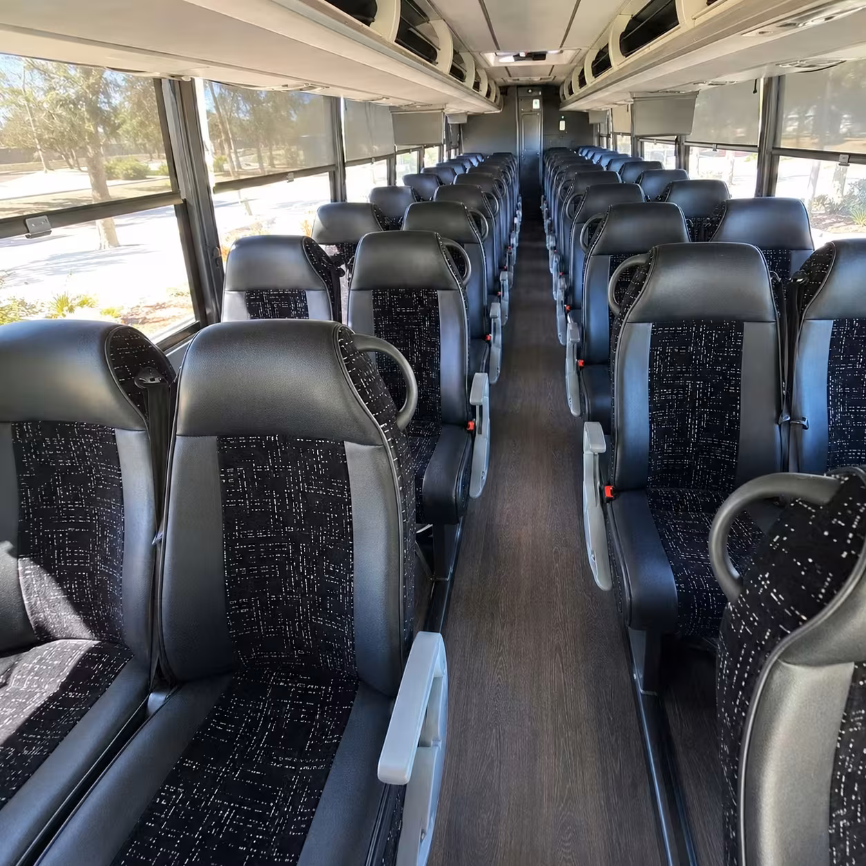 charlotte airport charter bus rentals for employee travel to clt