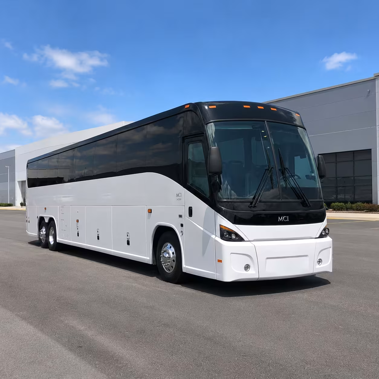 off site parking bus rentals for charlotte employers
