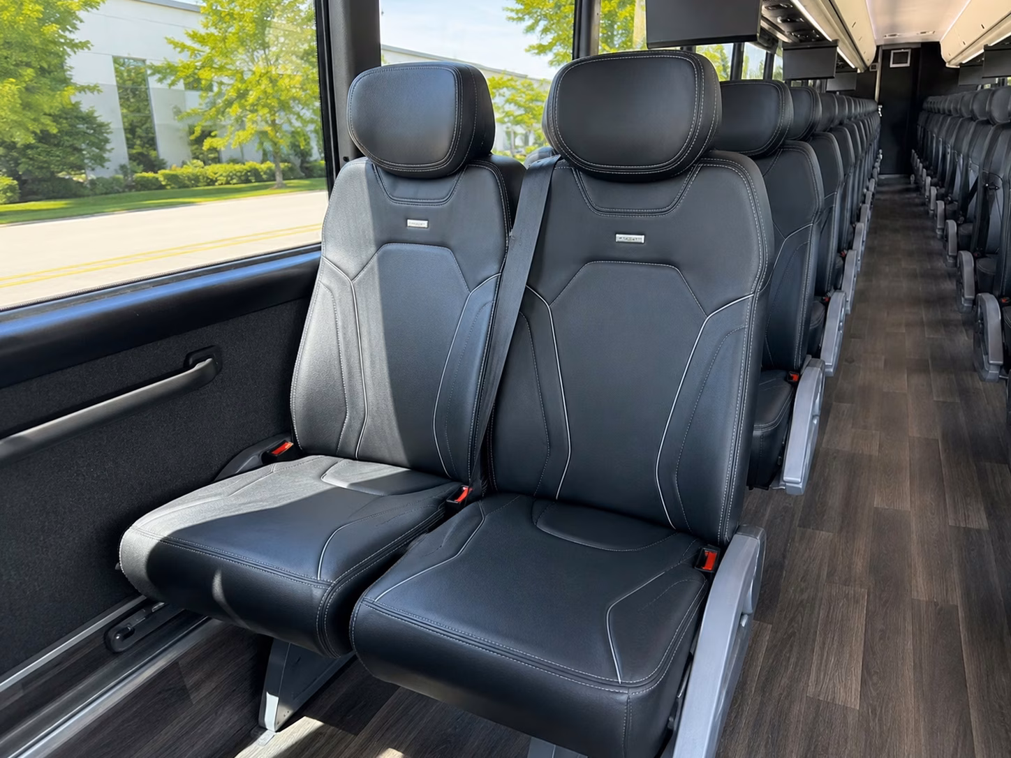 uptown charlotte hotel shuttle buses for wedding guests
