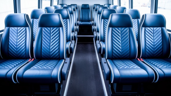 charlotte 15 passenger minibus inside