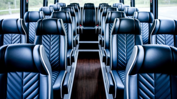 charlotte 20 passenger minibus inside