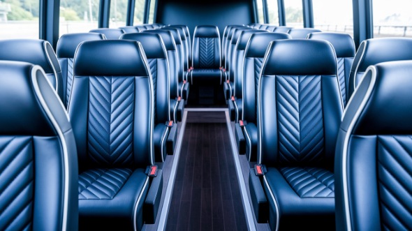 charlotte 25 passenger minibus inside