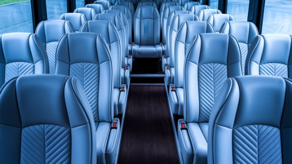 charlotte 28 passenger minibus inside