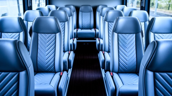 charlotte 35 passenger minibus inside
