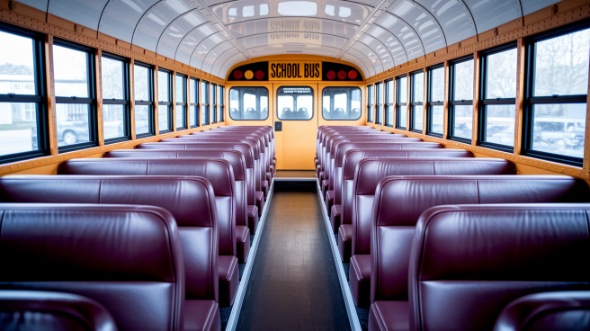 charlotte school bus rental inside