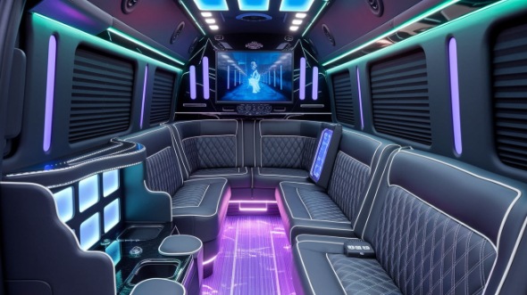 charlotte sprinter limo rental inside